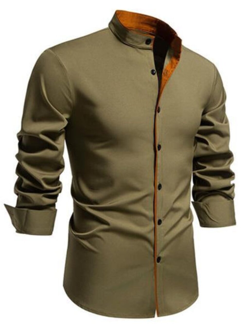 Men's Slim Fit Long Sleeve Shirt - Picture 6 of 11